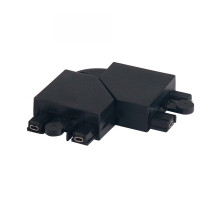 З’єднувач для магнітного шинопровода VIDEX VL-TRMS-FC04B горизонтальний