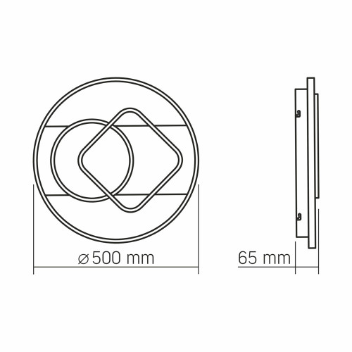 LED светильник функциональный VIDEX DECORA 50W VL-CLD-999-TT ( 4018566 )