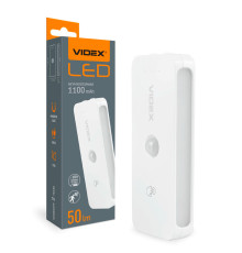 LED Світильник акумуляторний з датчиком руху VIDEX VL-NL053W-S