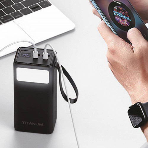 Повербанк 40000mAh TITANUM SP04P PD65W Black ( 4018732 )