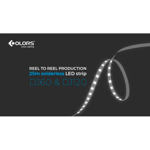 LED стрічка COLORS 120-2835-12V-IP55 8.8W 828Lm 2700K 5м (DJ120-12V-8mm-IP55-SW) ( 4018768 )