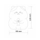 Світильник Goldlux 327642 Gatto Led 1x1W 3000K+RGB 59Lm IP20 ( 4018804 )