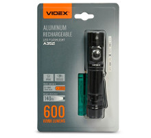 Портативный светодиодный фонарик VIDEX VLF-A352 600Lm 5000K