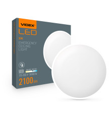 LED Світильник аварійний накладний VIDEX VL-CLR-EM200-2 20W 5000K 220V