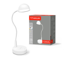 LED лампа настiльна з акумулятором TITANUM TLTF-012W 7W 3000-6000K