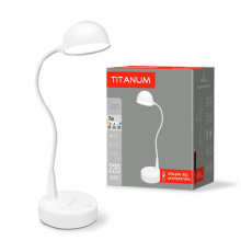 LED лампа настiльна з акумулятором TITANUM TLTF-012W 7W 3000-6000K