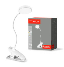 LED лампа настiльна з акумулятором TITANUM TLTF-013W 7W 3000-6000K