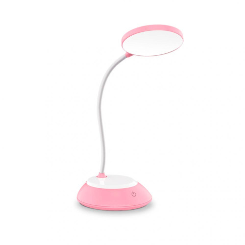 LED настольная лампа с аккумулятором TITANUM TLTF-022P 7W 3000-6500K USB розовая ( 4018843 )