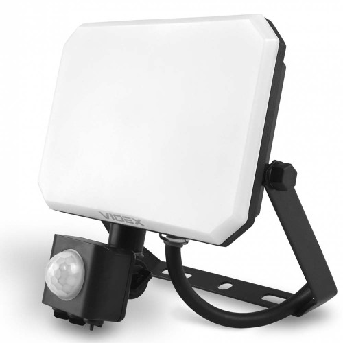 LED прожектор VIDEX F3 30W 5000K з датчиком руху 220V Black (VLE-F3-0305B-S) ( 4018846 )