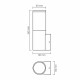 LED світильник архітектурний AR091B IP54 VIDEX GU10 ( 4018852 )