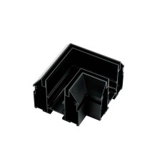 З'єднувач кутовий для шинопровода натяжної стелі OLEDIM OL421 48V чорний