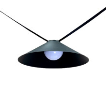 Конусний світильник 78012-BL06 BK  12W (300мм) для текстильної трекової системи