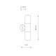 Вуличний світильник Nowodvorski 11372 Ida II E27 2x10W IP44 Bk ( 4019020 )