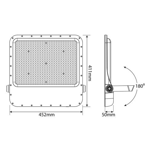 LED прожектор VIDEX PREMIUM F2 400W 5000K 220V ( 4019068 )