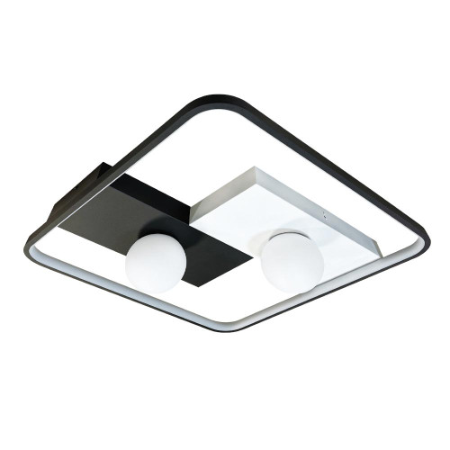 LED світильник smart PICASSO-S VIOLUX квадрат 85W 3000-4000-5000K IP20 біло-чорний ( 4019119 )