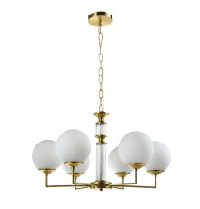 Люстра Edlin PL321163-6 Amiria E27 6x12W IP20 латунний 32205321