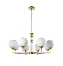 Люстра Edlin PL321163-8 Amiria E27 8x12W IP20 латунний 32205322