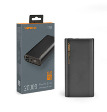 Повербанк 20000mAh VIDEX VPB-320 22.5W Black