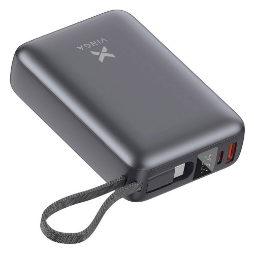 Батарея універсальна Vinga 20000 mAh 45W Display Cable (VPBB2045C) ( 4019307 )