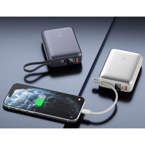Батарея універсальна Vinga 20000 mAh 45W Display Cable (VPBB2045C) ( 4019307 )