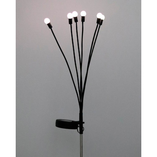 Вуличний світильник на сонячній батареї Goldlux 328168 Fiorini LED 3500K IP44 чорний ( 4019332 )