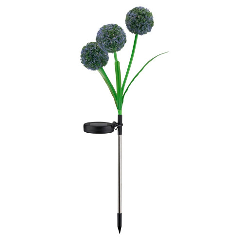 Вуличний світильник на сонячній батареї Goldlux 329516 Allium Color LED 6500K IP44 зелений ( 4019340 )