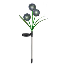 Вуличний світильник на сонячній батареї Goldlux 329509 Allium LED 6500K IP44 зелений