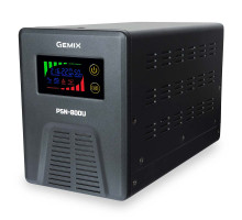 ИБП Gemix PSN-800U LCD, 800ВА/480Вт, 7/9/13A, 3xEURO Schuko