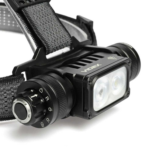 Налобний світлодіодний ліхтарик VIDEX VLF-H066A 2000Lm 5000K ( 4019358 )
