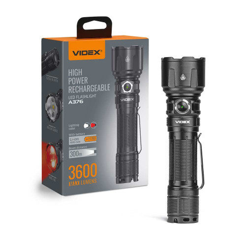 Портативный светодиодный фонарик VIDEX VLF-A376 3600Lm 5000K ( 4019359 )
