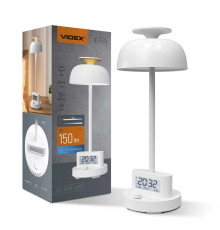 LED лампа настольная с аккумулятором VIDEX VL-TF24W 8W 4000K+RGB White