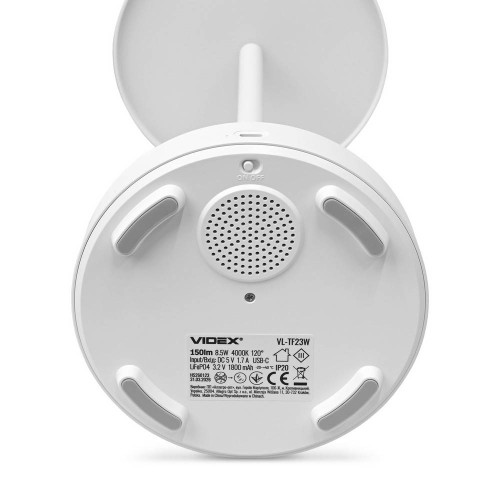 LED лампа настольная с аккумулятором VIDEX VL-TF23W 8.5W 4000K+RGB White ( 4019362 )