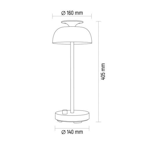 LED лампа настольная с аккумулятором VIDEX VL-TF23W 8.5W 4000K+RGB White ( 4019362 )