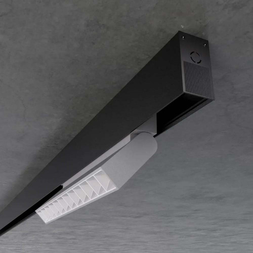 Магнитный трековый шинопровод OLEDIM OL11 48V накладной черный 1м ( 4019368 )