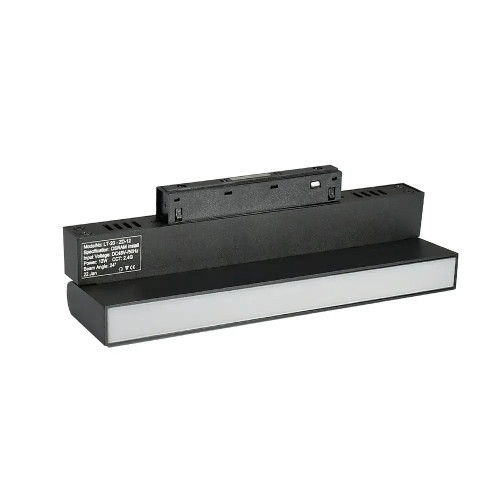 Магнитный трековый светильник поворотный черный OLEDIM OL28 18W 4000K ( 4019383 )