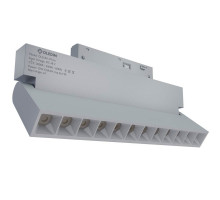 Магнитный трековый светильник поворотный белый OLEDIM OL218A 12W 3CCT (3000K/4000K/6000K)