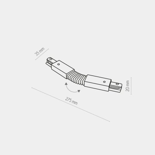 Гнучкий з'єднувач TK-Lighting tracer 4071 ( 4017586 )