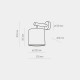Бра TK-Lighting deva graphite 4110 ( 4017051 )