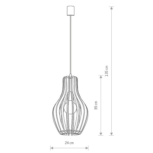 Подвесной светильник Nowodvorski 4171 Ika E27 1x60W IP20 Вeige ( 4011207 )