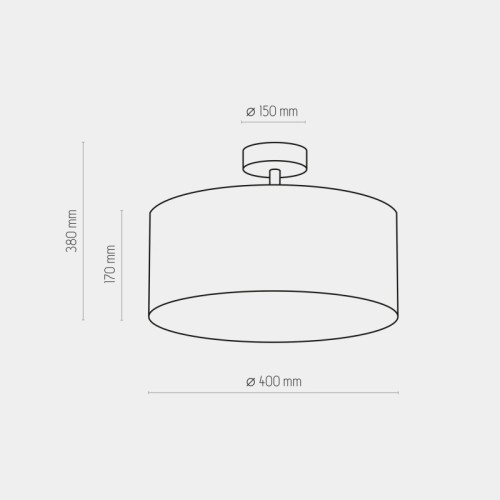 Люстра припотолочная TK-Lighting rondo Серый 4240 ( 4017429 )