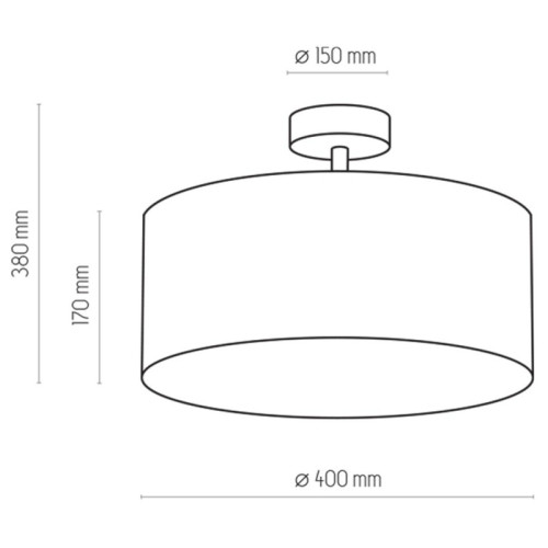 Люстра пристельова TK-Lighting rondo Білий 4243 ( 4017414 )