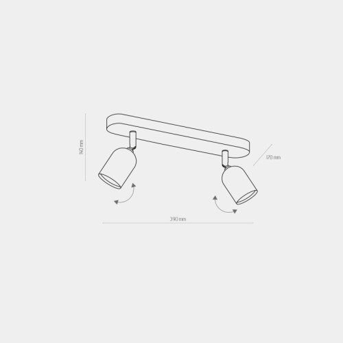 Спот TK-Lighting top 2 Черный 4416 ( 4017530 )