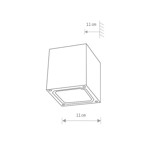 Светильник уличный Nowodvorski 4443 humbu G9 1x40W IP44 Gr ( 4011024 )