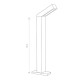 Світильник вуличний Nowodvorski 4448 Lhotse LED 1x9W 3000K 169Lm IP54 Gr ( 4011026 )