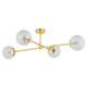 Люстра TK-Lighting cadix Золото 4 4607 ( 4016951 )