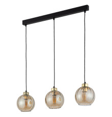 Люстра підвісна TK-Lighting devi Бурштиновий 3 4638