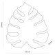 Бра TK-Lighting monstera white g9 4667 белый ( 4017315 )
