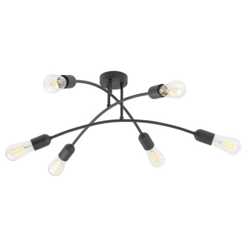 Люстра TK-Lighting helix Черный 6 4679 ( 4017167 )
