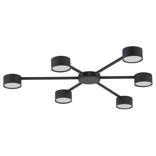 Потолочный светильник TK-Lighting avia black 6 4692 черный ( 4016897 )