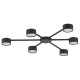 Потолочный светильник TK-Lighting avia black 6 4692 черный ( 4016897 )